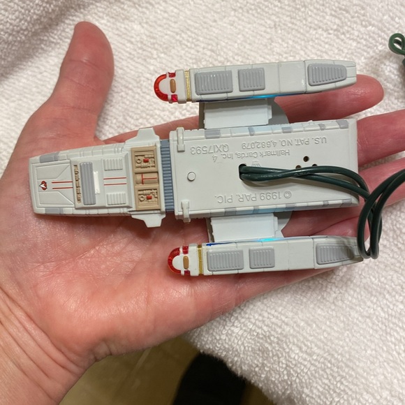 Star Trek Magic Hallmark Keepsake Ornament Lot Of 2 Tested Works Lights Voice - Picture 8 of 14